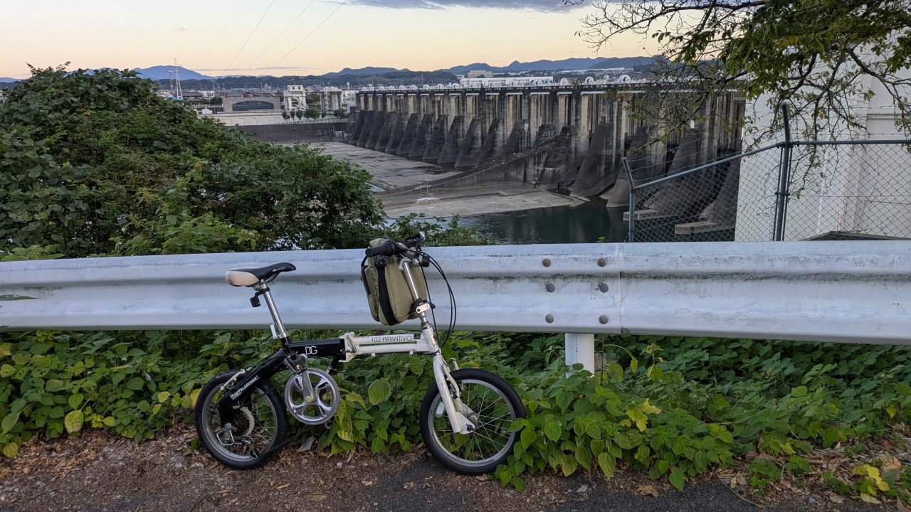 朝ポタ　今渡ダム